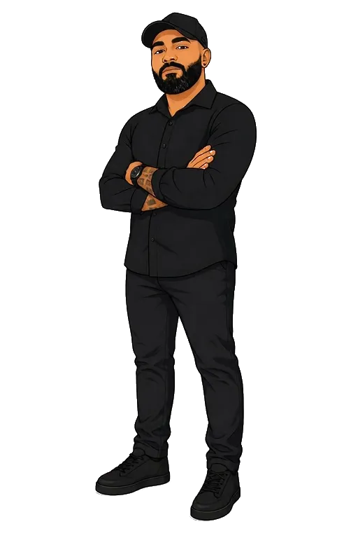 Avatar animado apontando para o acesso ao grupo